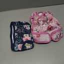 wegreeco Washable Reusable Premium Dog Diapers,Pack of 2, Dog Puppy & Doggy Diapers Female,Dog Period Panties Diapers Female in Heat (Large (15"-17" Waist), Flower-2)