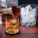 Whiskey Glasses Set of 6, 10 Oz Old Fashioned Glass Cocktail Glasses, Lowball Glasses Tumbler, Clear Glass Cups for Bourbon Whiskey Scotch Rum Juice, Whiskey Gifts for Men
