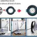 Michao Spin Mop Bucket Deluxe 360 Spinning Floor Cleaning System with 6 Microfiber Replacement Head Refills,62" Extended Handle,4X Wheel for Home Cleaning