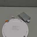 8 Inch LED Recessed Light with Junction Box, 1Pack Ultra Thin LED Recessed Lighting.6000K Daylight, No Dimmable,18W 8" Recessed Ceiling Canless Wafer Downlight.Slim Can-Killer Lights,CRI80+