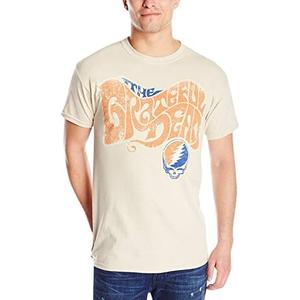 Liquid Blue Men's The Grateful Dead T-Shirt, Tan, XL