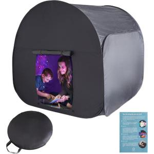 Sensory Tent for Kids & Adults | Calming Hideout & Cozy Pop-Up Blackout Sensory Tent for Autism & Anxiety | Autism Space for Calm Corners, Therapy & Relaxation | Double, Big