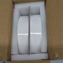 Margarita Salt Rimmer Set, Ceramic Bar Glass Rimmer for Margarita and Cocktail Bartender Tool Salt Box Spice Container Bar Decor for Home Set of 2, White