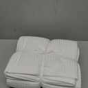 Salt Earth GOTS Certified 100% Organic Cotton Throw Blanket, 60" X 80" Waffle Blankets & Throws for Bed, Throw Blanket for Couch, Modern and Cozy Blanket, All Seasons, Comfy Soft Blanket (Snow White)