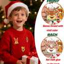 2 x 20Pcs Christmas Iron on Patches, Christmas sew on Patches for Clothing, Hats, Backpacks, Jackets, and Bags