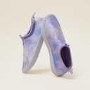 Lands' End Kids Water Shoes, Boys and Girls Water Shoes for Kids, Quick Dry Slip On Aqua Swim Shoes for Kids Pool or Beach, Purple Tie Dye or Navy Blue, Size 1 Little Kid to 7 Big Kid Youth