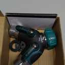 2WAYZ Hose Splitter 2 Way Heavy Duty Outdoor Faucet and Garden Connector - Water Spigot Splitter - Durable All-Metal Y Adapter with Shut-Off Valve - 4 x 4 x 1.5 Inches