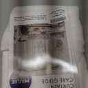 MIULEE 2 Panels Solid Color Sheer Window Curtains Elegant Window Voile Panels/Drapes/Treatment for Bedroom Living Room (54 X 108 Inches Ivory)