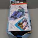 Sunlite Sports 45” Snow Sled – Foldable or Foam Style Toboggan for Kids & Adults, Reinforced Bottom, Durable Stitching & Ergonomic Handles – Lightweight & Portable Winter Sled