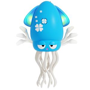 LZZAPJ Electric Dancing Octopus Light Music Suitable for 6-12 Months Old Baby Toys, Kid Crawling Squid Toys Suitable for Toddler Tummy time, Birthday for 1 2 3 4 5 Year Old boy Girl (Yellow)