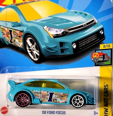 Hot Wheels HW ART CARS GREEN