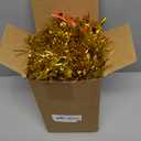 50FT Christmas Tinsel Garland, Snow Flocked Artificial Greenery Pine Garland for Christmas Tree Wedding Birthday Home Party Decoration