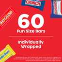 Assorted Butterfinger, Crunch, Baby Ruth, and 100 Grand Fun Size Chocolates, 60 count Party Pack, 37.2 oz (EXP 06/03/26)