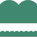 2 x Carson Dellosa Grow Together 39Ft of Jade Green Bulletin Board Borders, 13 Strips of Scalloped Trim for Rolling Whiteboard, Posterboard, St Patricks Day, Christmas Decorations, and Classroom Decor