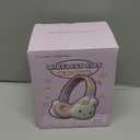 Kids Bluetooth Headphones, 85dB Volume Limit, Ultra-Soft Over-Ear, Built-in Mic, Foldable,Cartoon Animal Design, Suitable for School & Travel, FM/TF/AUX Supported (Icarer, Purple Rabbit)