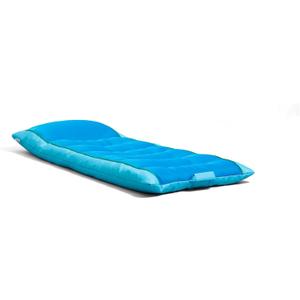 Big Joe Kona Hammock No Inflation Needed Pool Lounger with Headrest, Quick Draining Fabric, 4 feet Big (Blue Bondi Beach)