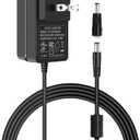 AC Adapter Power Supply 9V 2A, DC Plug 5.5 x 2.1mm & 2.5mm for LED Strip Light CCTV Camera Router Modem Toys DVD IR Illuminator ADSL Cats DVR LED Lights Tablets Speakers Webcams Transformer