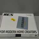 KES Toilet Paper Holder Stand 26.2 Inch Toilet Tissue Holder for Bathroom, Free Standing Toilet Paper Holder SUS304 Stainless Steel Matte Black, BPH286S66A-BK