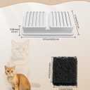 Cat Water Fountain 6 Filters & 6 Sponges Replacement Cartridge for Cats Pet Water Dispenser