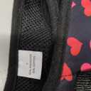 PUPTECK Dog Harness and Leash Set for Large Dogs No Pull Step-in Soft Mesh Puppy Cat Vest Valentine Harnesses Reflective at Night, Black&Pink Heart, L