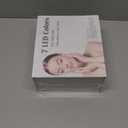 Red Light Therapy for Face, Led Face Mask Light Therapy, Anti-Aging Infrared Therapy for Wrinkles, Fine Lines, 7-1 Colors LED Facial Skin Care Mask (White)