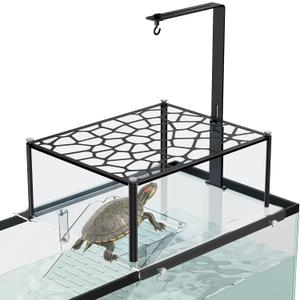 Large Turtle Basking Platform, Adjustable Stand, Fits 1719" Aquarium