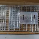 32" Live Animal Traps,Humane Animal Trap for Stray Cats up to 16.5 pounds, Raccoons, Squirrel, Skunk, Mole, Groundhog, Armadillo, Rabbit,Steel Foldable with Pedal Triggers