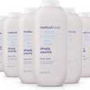 Method Body Wash, Simply Nourish, Paraben and Phthalate Free, 18 oz (Pack of 6)
