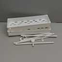 SPACEKEEPER Slim Rolling Storage Cart 4 Tier Bathroom Organizer Mobile Shelving Unit Utility Cart Tower Rack for Kitchen Laundry Narrow Places, White