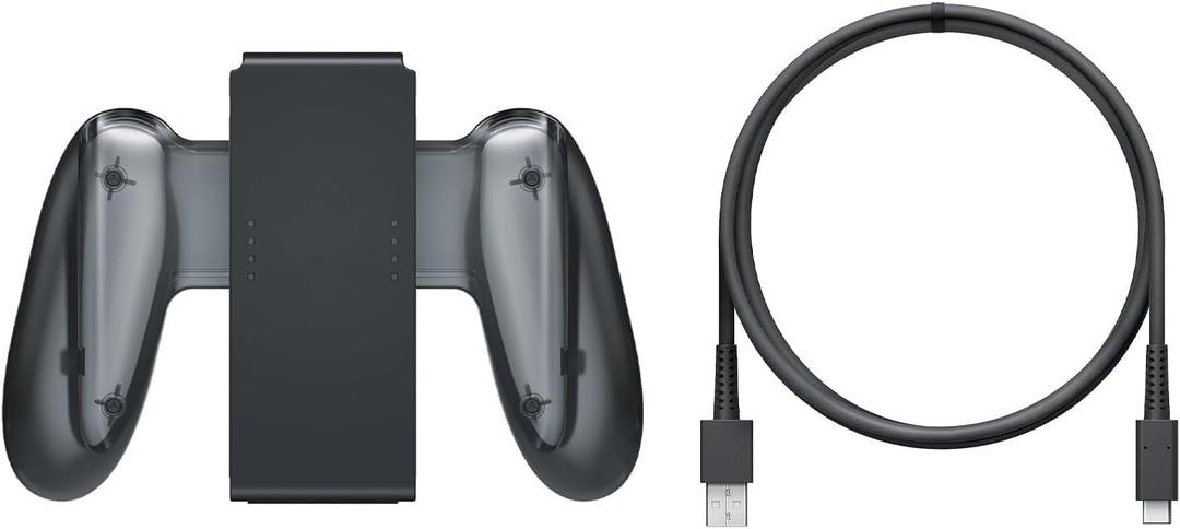 OEM Style Switch Joycon Grip Controller Charger Accessories with Charging Cable - Not for Joy Con 2 Controller
