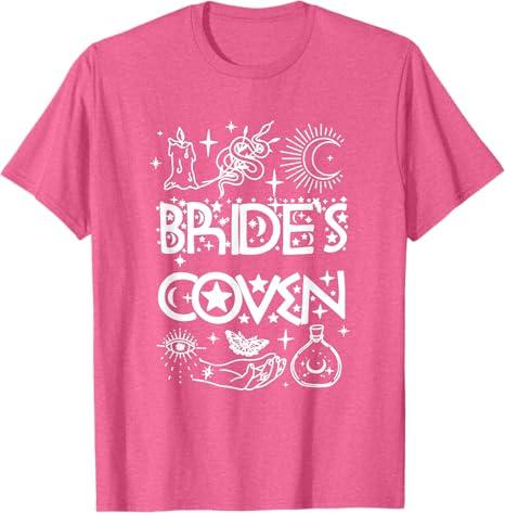 Bachelorette Party Bride & Bridesmaids Witch Bride's Coven T-Shirt S
