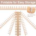 maileiduo 48 Chunky Blanket Loom, Wooden Knitting Loom Kit for Chunky Yarn, Blanket Loom for ChunkyYarn, Throws, ThickYarn