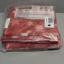 Christmas Runner Rug 2x8, Washable Snowflake Rugs for Living Room, Ultra-Thin Hallway Rug Runner Non Slip, Soft Red Holiday Decor Indoor for Entrance, Bedroom(2'x8', Red/White)