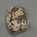 306 Pieces 1-1/4 Inch(1.25") Small Unfinished Wooden Letters and Wooden Numbers Decorative Font Alphabet Letters for Scrapbooking DIY Crafts Homemade Project