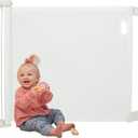 Toddleroo SmartFit Retractable Mesh Baby Gate; 55" Wide, 33" Tall, White