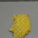 Leecogo Polka Dots Wired Ribbon,2-1/2"x10 Yard,Yellow and White Dots Craft Ribbon for Wreath Easter, Christmas, Wreath, Spring, Summer, Wedding, Baby Shower, Birthday,Big Dots