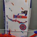 Bow and Arrow for Kids, LED Light Up Archery Set with 12 Suction Cup Arrows, 1 Hanging Target, 3 Score Targets & 1 Quiver, Indoor Outdoor Sport Gifts for Boys Girls Ages 4-12, Blue