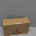 HUIHUANG Gold Wired Christmas Ribbon Gold and White Glitter Ribbon for Christmas Tree Decorations, Gift Wrapping, Wreaths, Garlands, Tree Bows, Home Decor -36 Yards Total