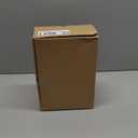 Coutgo Women's One Strap Heeled Sandals Square Open Toe Stiletto Heels Ankle Buckle Strap Summer Pump Shoes (9.5, Black)