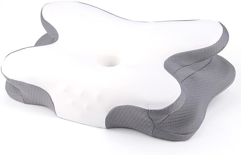 Cervical Pillow for Neck Pain Relief, Ergonomic Neck Pillow Side Sleeper Pillow for Adults, Cooling Contour Memory Foam Pillows for Sleeping, Orthopedic Bed Pillow for Side Back Stomach Sleepers
