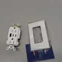 Amico 6.0A USB Outlet, 3-Port 30W Wall Outlets with 2 Type C & 1 Type A, 15 Amp Receptacle Plug, Tamper Resistant Receptacle, Wall Plate Included, ETL Listed, White, 1 Pack