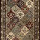 Superior Indoor Area Rug, Floor Decor, For Kids, Pets, Bedroom, Entryway, Hallway, Office, Living Room, Dining, Plush Carpet Cover, Traditional Floral Classic, Palmyra Collection, 12' x 15', Chocolate