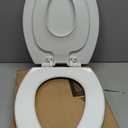 Mayfair NextStep Slow-Close Toilet Seat with Built-In Toddler Potty Training Seat, Removable, White, Round