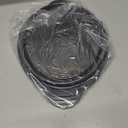 Microwave Steamer Cooker Collapsible Bowl-Silicone Steamer Cookware with Handle Lid for Vegetables Fish Prep Meal Food with Removable Rack BPA Free, Easy to Store, Freezer & Dishwasher Safe, Large (White)