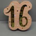 BLUE PANDA - Sweet 16 Pinata for 16th Birthday Party Decorations and Pink Party Birthday Decoration - Pink and Gold Foil Number (16.5 x 13 x 3 In)