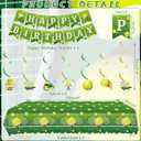 Tennis Birthday Party Decorations - Tennis Party Supplies including Banner, Plate, Cake Topper, Cup, Napkin, Balloon, Tablecloth - Serves 20