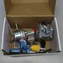 XingLi AM128355 Carburetor for John Deere LX188 LX279 LX289 17HP Lawn Tractor for Kawasaki FD501V Engine Replace 15003-2653 with Fuel Pump