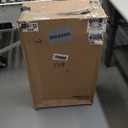 United Solutions Highboy Recycling Container, 23 Gallon, Space Saving Slim Profile and Easy Bag Removal for Indoor or Outdoor use, Recycle Blue