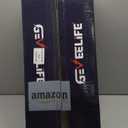 GEVEELIFE Drywall Sander, 880W Popcorn Ceiling Removal Tool, Drywall Sander with Vacuum Dust Collector, 5 Variable Speed 1000-2100RPM, LED Light, Foldable & Extendable Handle, 12 Sanding Discs (Orange)