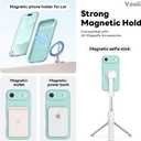 Vooii Magnetic for iPhone Air Case, Compatible with Magsafe (Premium Liquid Silicone) (Integrated Camera Control Button) Anti-Scratch Microfiber Lining for iPhone 17 Air 6.5 inch, Mint